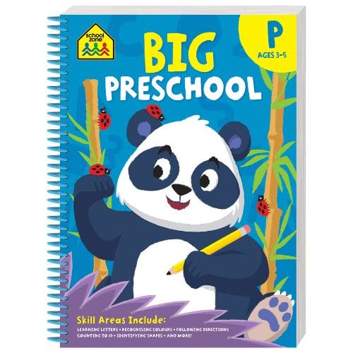 School Zone Big Spiro Preschool Workbook