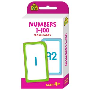 School Zone Flash Cards - Numbers 1-100