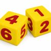 Giant Soft Foam Dice – Numbers