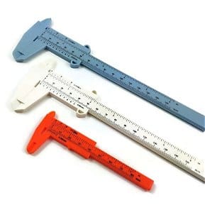Callipers, vernier, plastic version